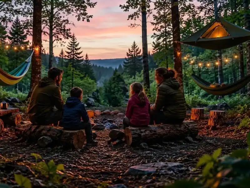 Basecamp und Waldsofa